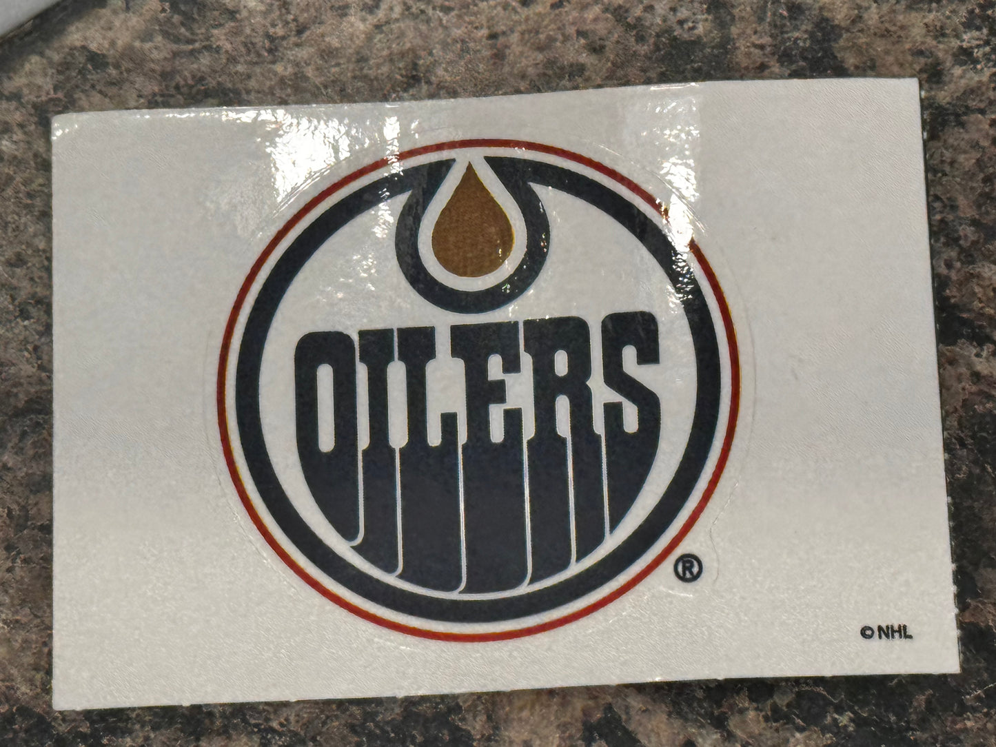 OILERS Sticker NHL